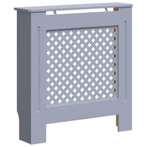 Kryt na radiátor MDF šedý 78 cm - obrázek 2