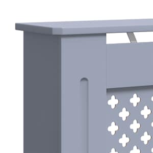 Kryt na radiátor MDF šedý 78 cm - obrázek 7