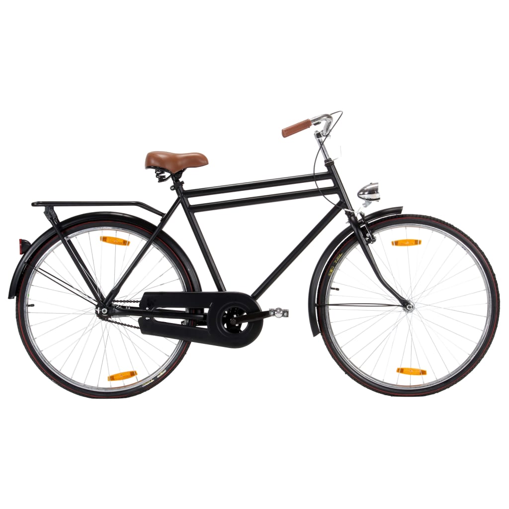 vidaXL Bicicletă olandeză, roată de 28 inci, cadru masculin 57 cm vidaXL imagine 2022 1-1.ro
