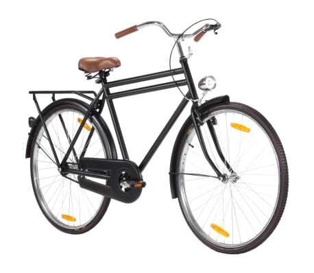 vidaXL Холандски велосипед 28 инча колело 57 см мъжка рамка