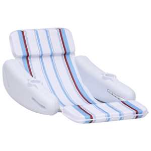 Napihljiv stol za bazen 140x83x60 cm