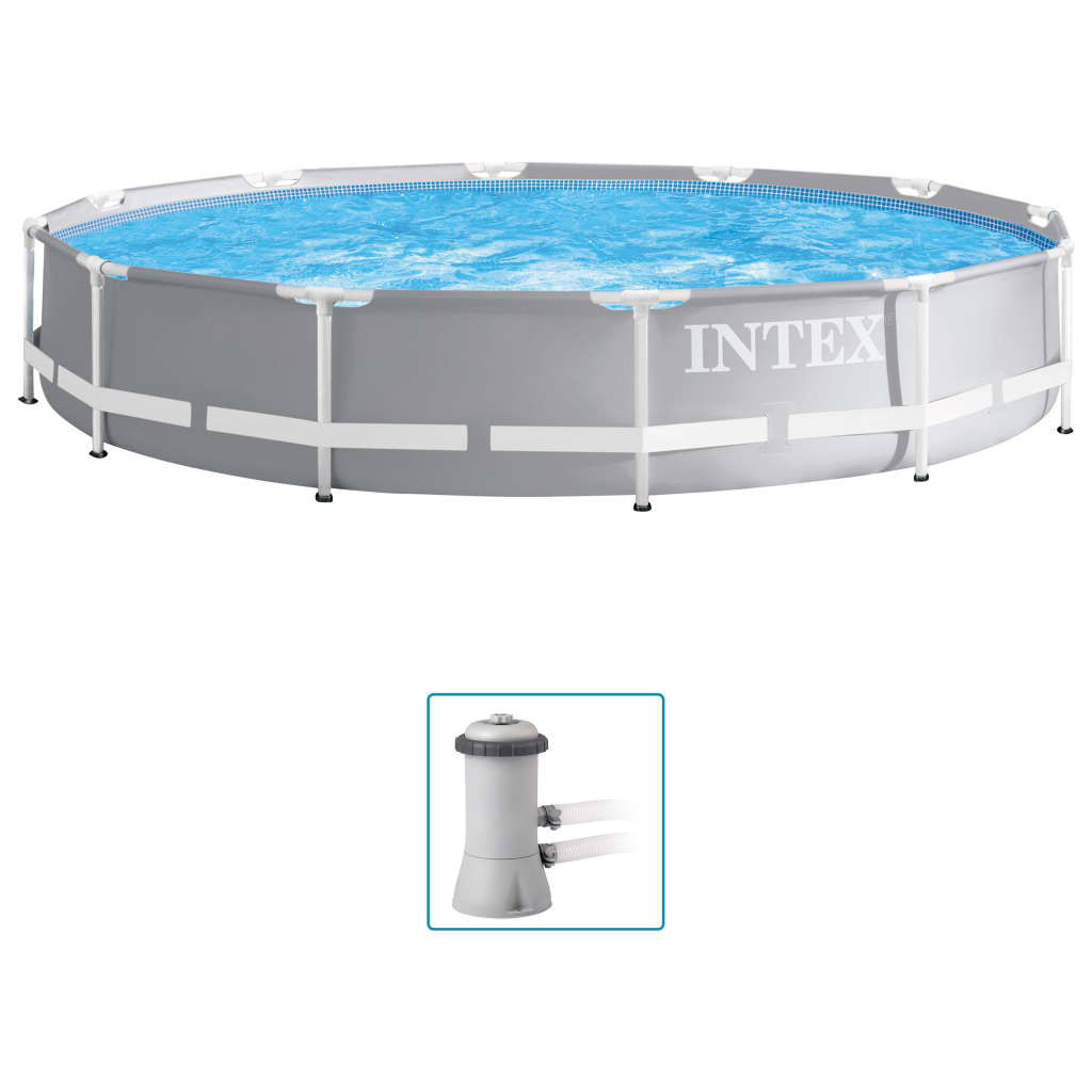 Intex Set de piscină Prism Frame Premium, 366 x 76 cm Intex