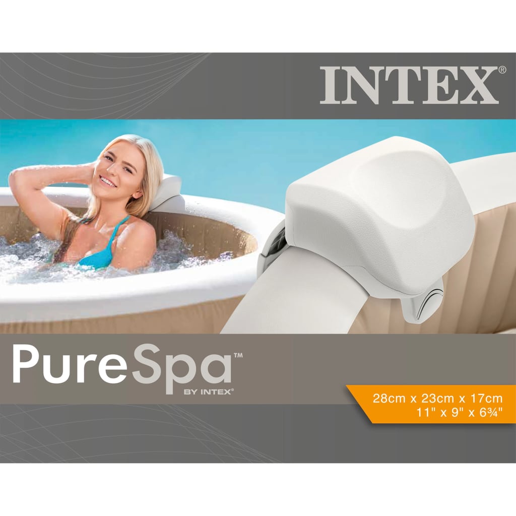 Intex Premium PureSpa fehér hab fejtámla 28 x 23 x 17 cm 