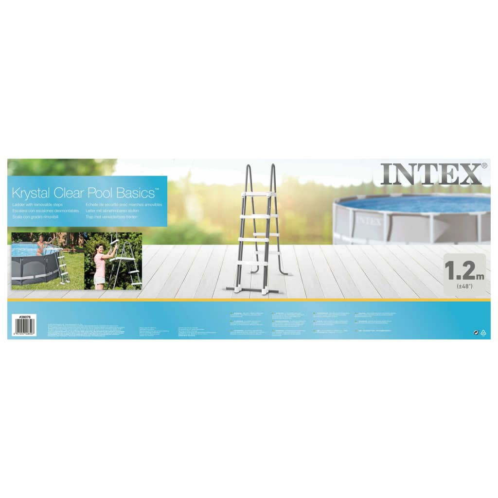 Intex négyfokos biztonsági medencelétra 122 cm 