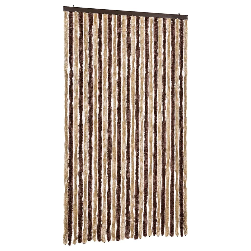 vidaXL Závěs proti hmyzu béžový a světle hnědý 118x220 cm Chenille