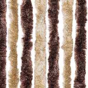 Závěs proti hmyzu béžový a světle hnědý 118x220 cm Chenille - obrázek 6