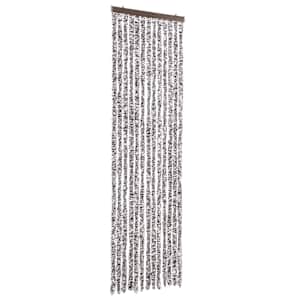 Závěs proti hmyzu hnědo-béžový 56 x 200 cm Chenille - obrázek 2
