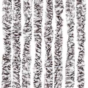 Závěs proti hmyzu hnědo-béžový 90 x 200 cm Chenille - obrázek 6