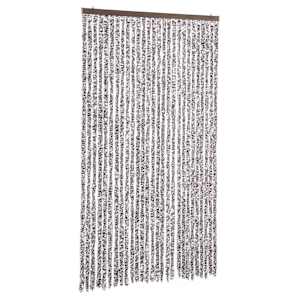 Závěs proti hmyzu hnědý a béžový 118 x 220 cm Chenille - obrázek 2