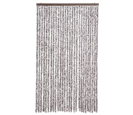 vidaXL Insektsdraperi brun och beige 120x220 cm chenille