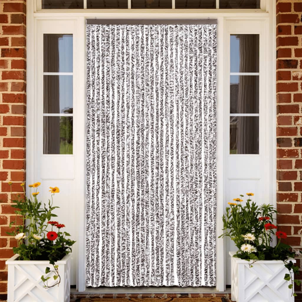 vidaXL Hyönteisverho ruskea ja beige 120×220 cm Chenille