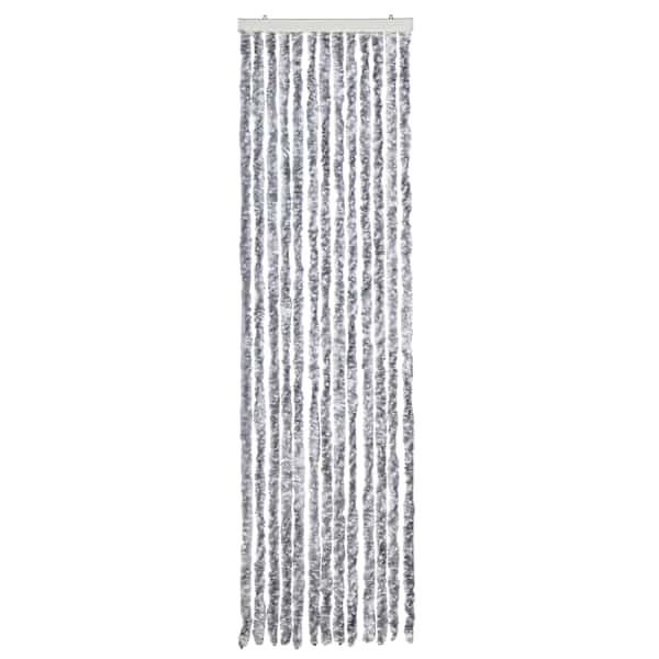 vidaXL putukakardin valge ja hall, 56 x 200 cm, &scaron;enill