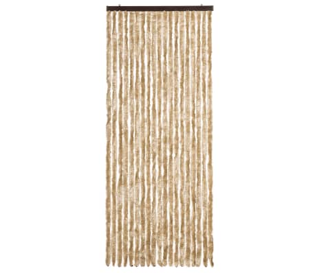 vidaXL Zanzariera Beige 56x200 cm Ciniglia