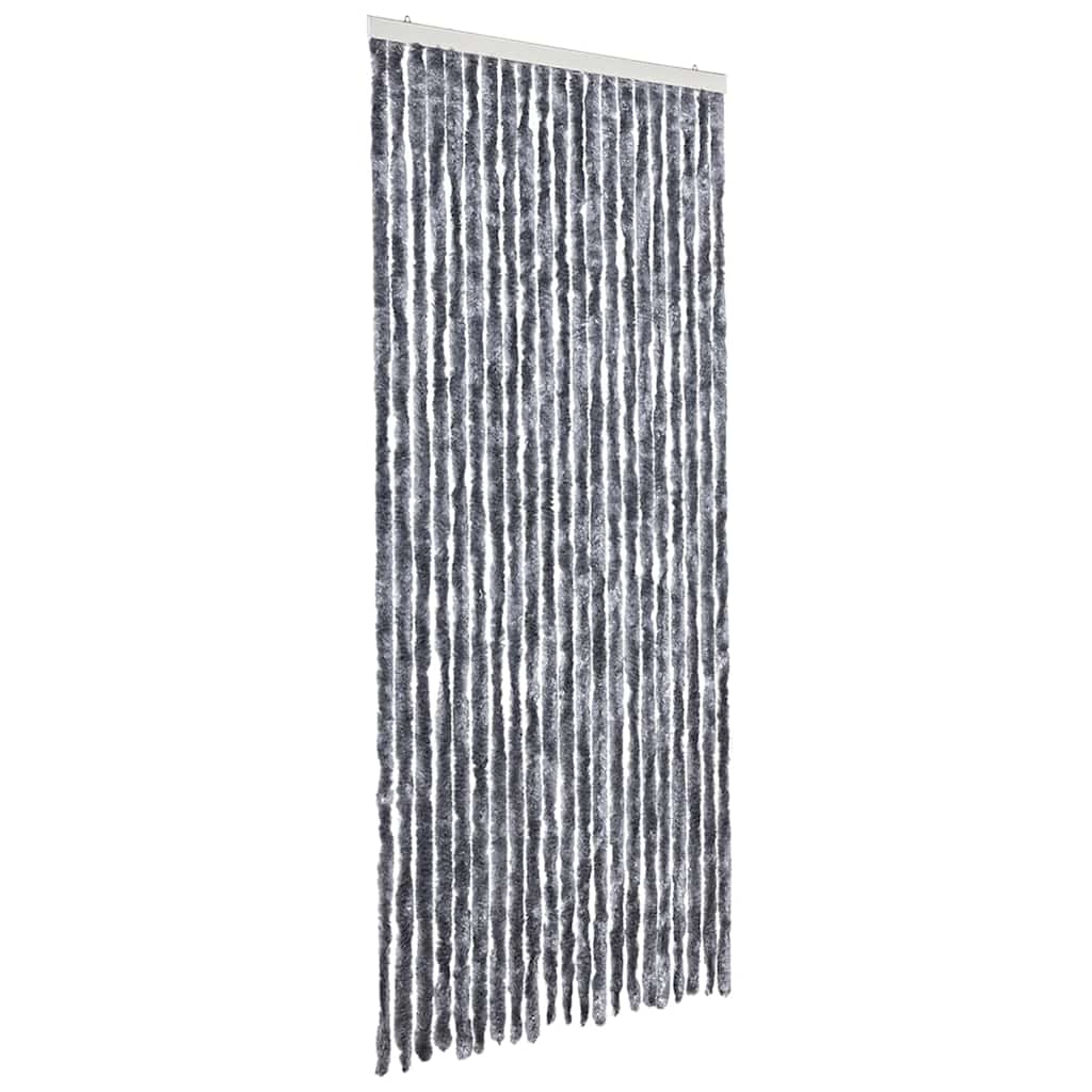 vidaXL Závěs proti hmyzu stříbrný 90 x 200 cm Chenille