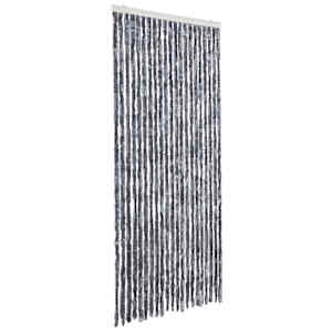 Závěs proti hmyzu stříbrný 90 x 200 cm Chenille - obrázek 2
