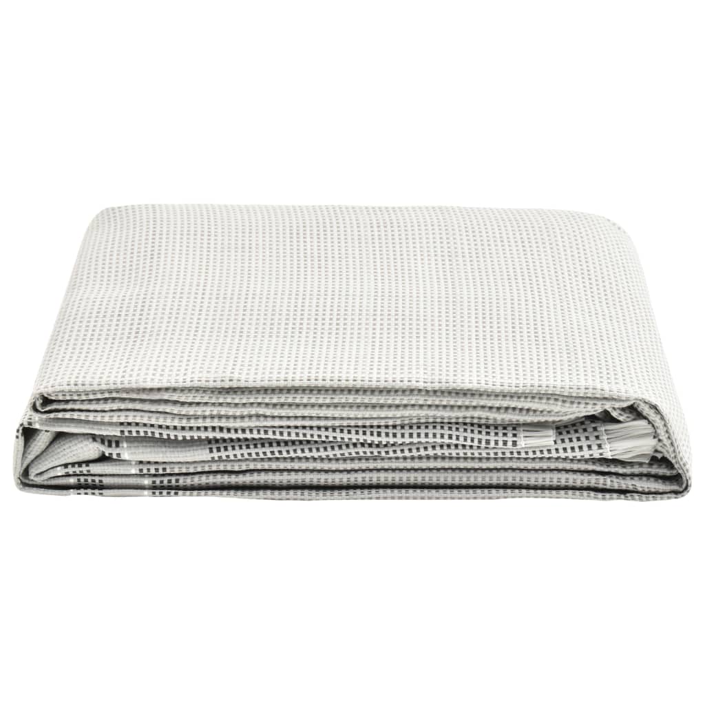 vidaXL Covor pentru cort, gri, 400x300 cm
