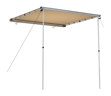 vidaXL Markizė nameliui ant ratų, smėlio spalvos, 1,8x2x2,15m