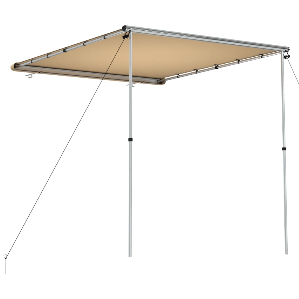 

vidaXL Luifel voor camper en caravan 1,8x2,5x2,15 m beige
