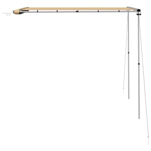 Markýza pro obytné vozy a karavany 1,8 x 2,5 x 2,15 m béžová - obrázek 5
