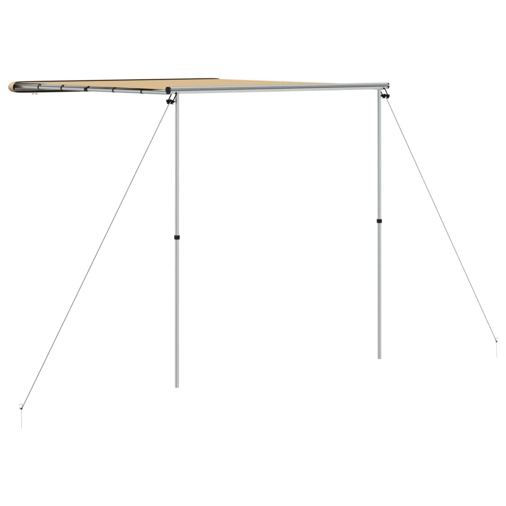 vidaXL Markizė nameliui ant ratų, smėlio spalvos, 2,4x2,5x2,15m-image-8720286157350