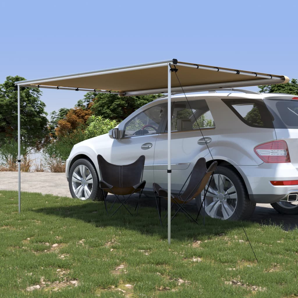 vidaXL Copertină pentru camping & rulote, bej, 3x2x2,15 m