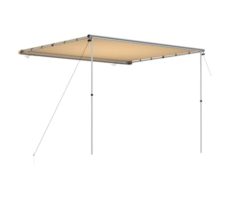 vidaXL Markizė nameliui ant ratų, smėlio spalvos, 3x2,5x2,15m