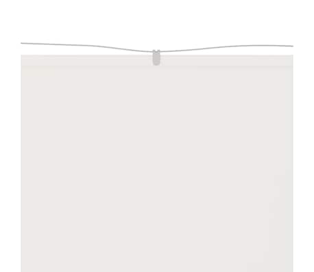 vidaXL Vertical Awning White 60x600 cm Oxford Fabric
