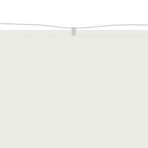 vidaXL Vertical Awning White 60x600 cm Oxford Fabric