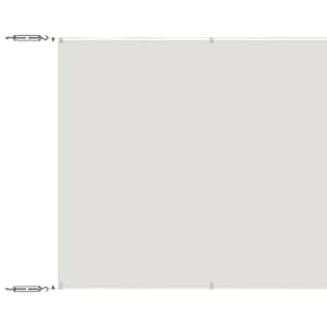 vidaXL vertikaalne varikatus valge 60x800 cm Oxfordi kangas