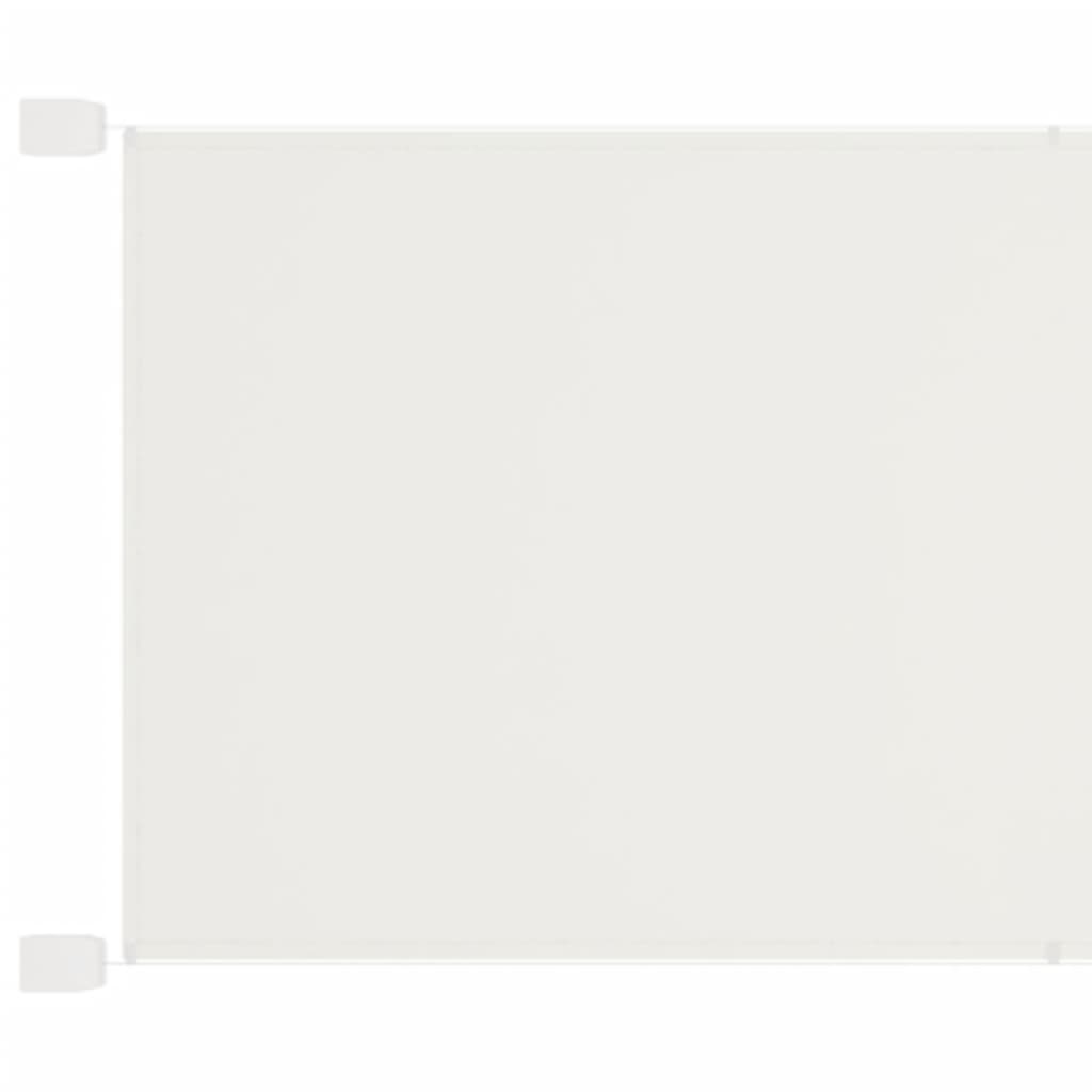 Senkrechtmarkise Weiß 60×1000 cm Oxford-Gewebe