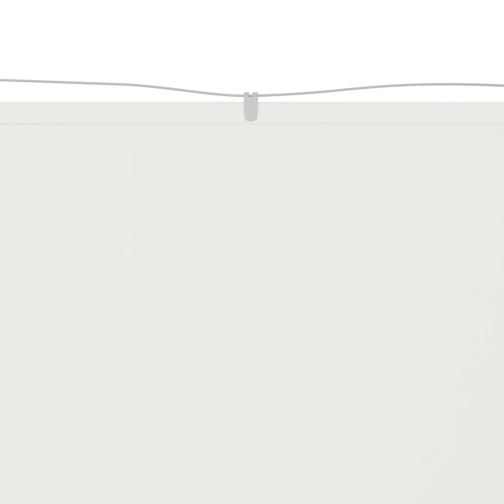 vidaXL Copertină verticală, alb, 60x1000 cm, țesătură Oxford