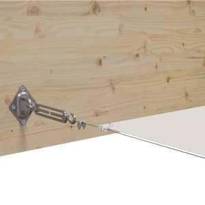 Vertikální markýza bílá 60 x 1 000 cm oxfordská látka - obrázek 4