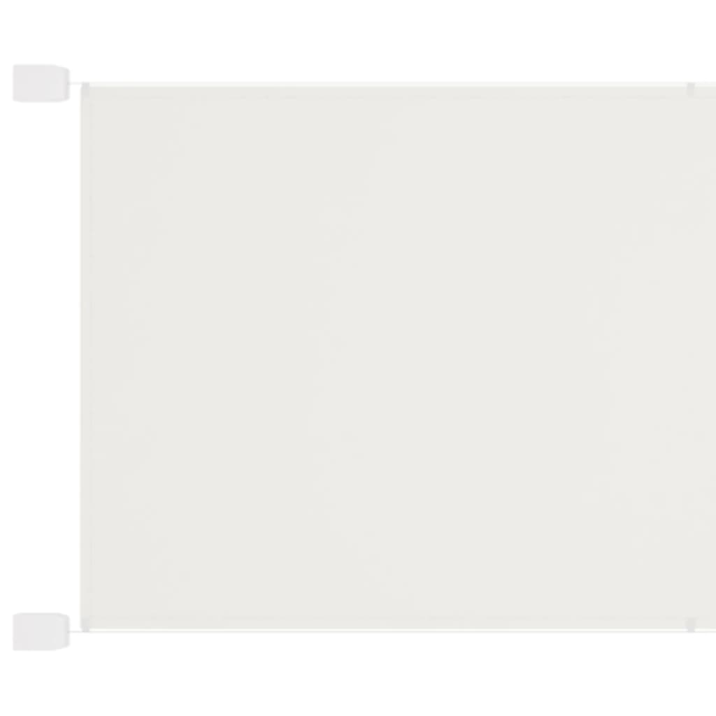 vidaXL lodret markise 100x600 cm oxfordstof hvid