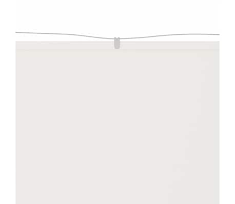 vidaXL Vertical Awning White Oxford Fabric (100% polyester) Large