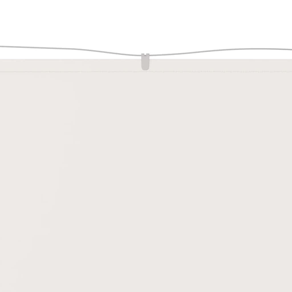 Thumbnail - vidaXL Senkrechtmarkise Weiß 100x800 cm Oxford-Gewebe