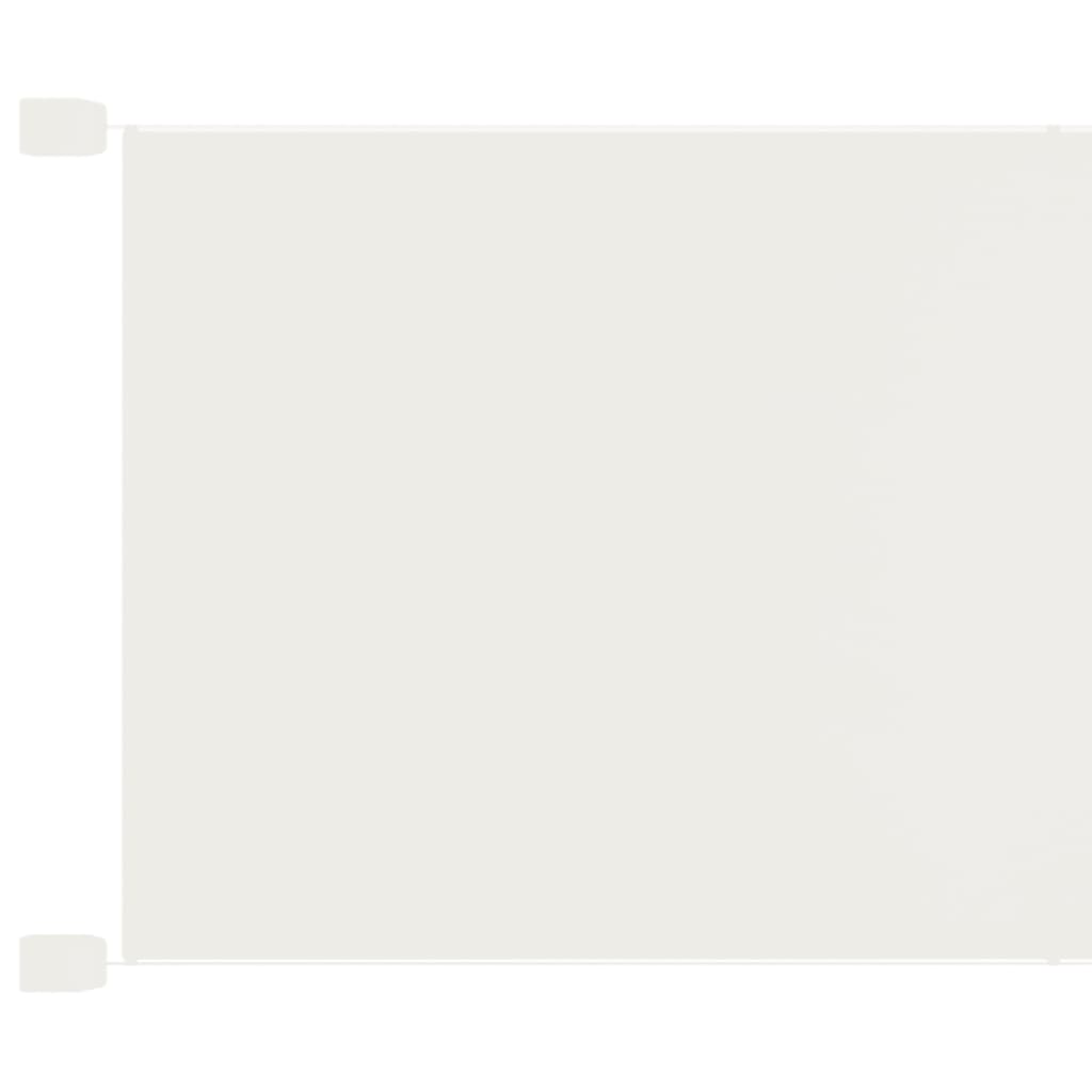 Senkrechtmarkise Weiß 100×1000 cm Oxford-Gewebe