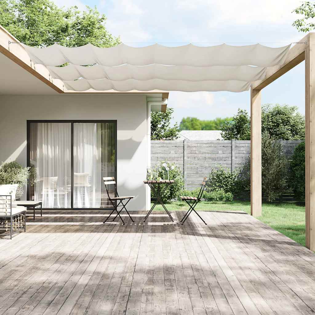 vidaXL Senkrechtmarkise Weiß 100x1000 cm Oxford-Gewebe