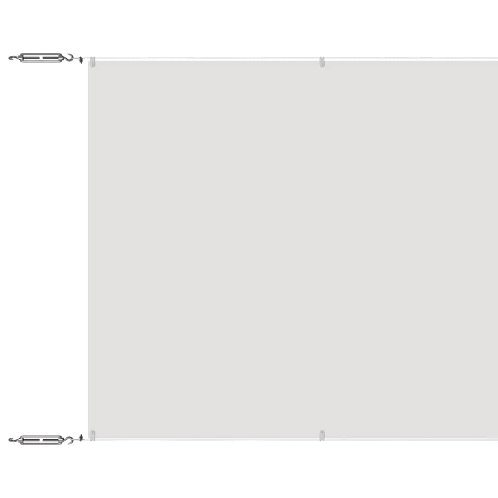 vidaXL Vertikální markýza bílá 100 x 1 200 cm oxfordská látka