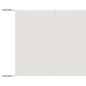 Vertikální markýza bílá 100 x 1 200 cm oxfordská látka - obrázek 2