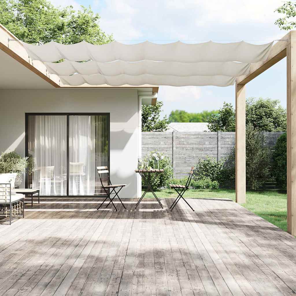 vidaXL Senkrechtmarkise Weiß 100x1200 cm Oxford-Gewebe