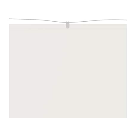 vidaXL Auvent vertical Blanc 180x1000 cm Tissu oxford