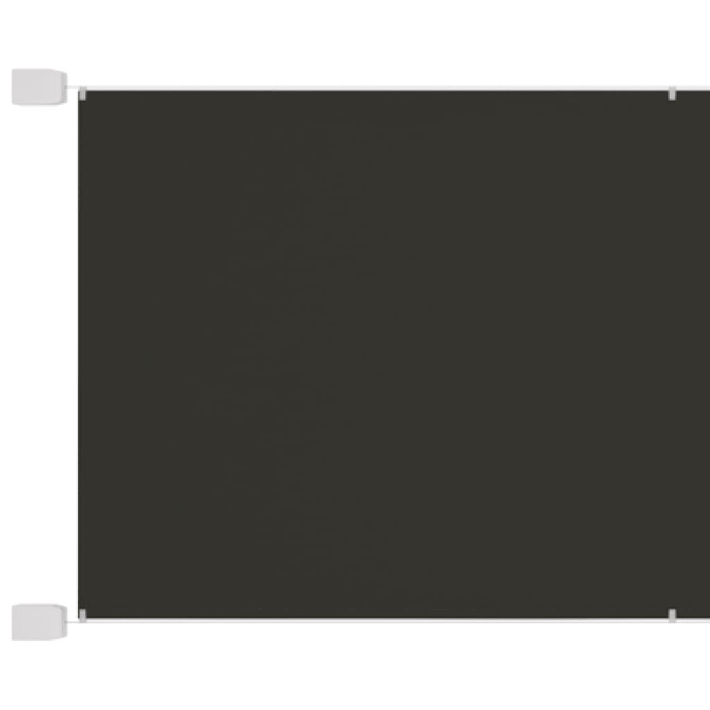 Senkrechtmarkise Anthrazit 60×600 cm Oxford-Gewebe