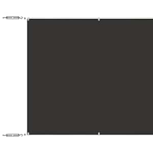 vidaXL vertikaalne varikatus antratsiit 60x600 cm Oxfordi kangas