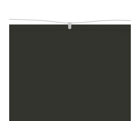 vidaXL vertikāla markīze, antracītpelēka, 100x420 cm, Oksfordas audums