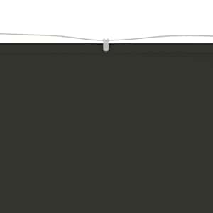 vidaXL vertikāla markīze, antracītpelēka, 100x420 cm, Oksfordas audums