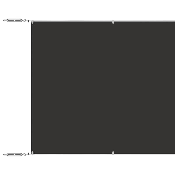 vidaXL vertikaalne varikatus antratsiit 180x1000 cm Oxfordi kangas