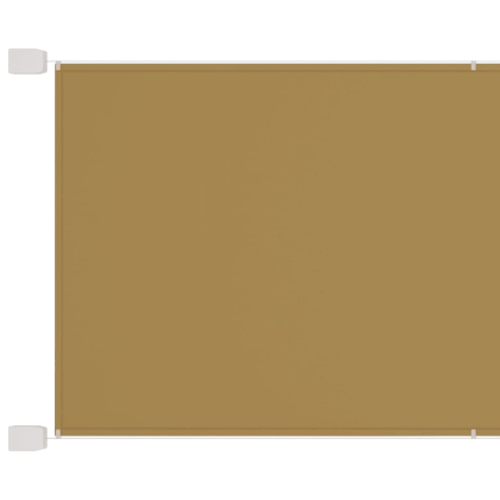 Senkrechtmarkise Beige 60×270 cm Oxford-Gewebe