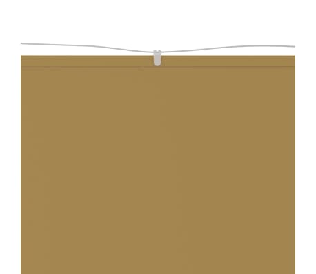 vidaXL Markis vertikal beige 60x360 cm oxfordtyg