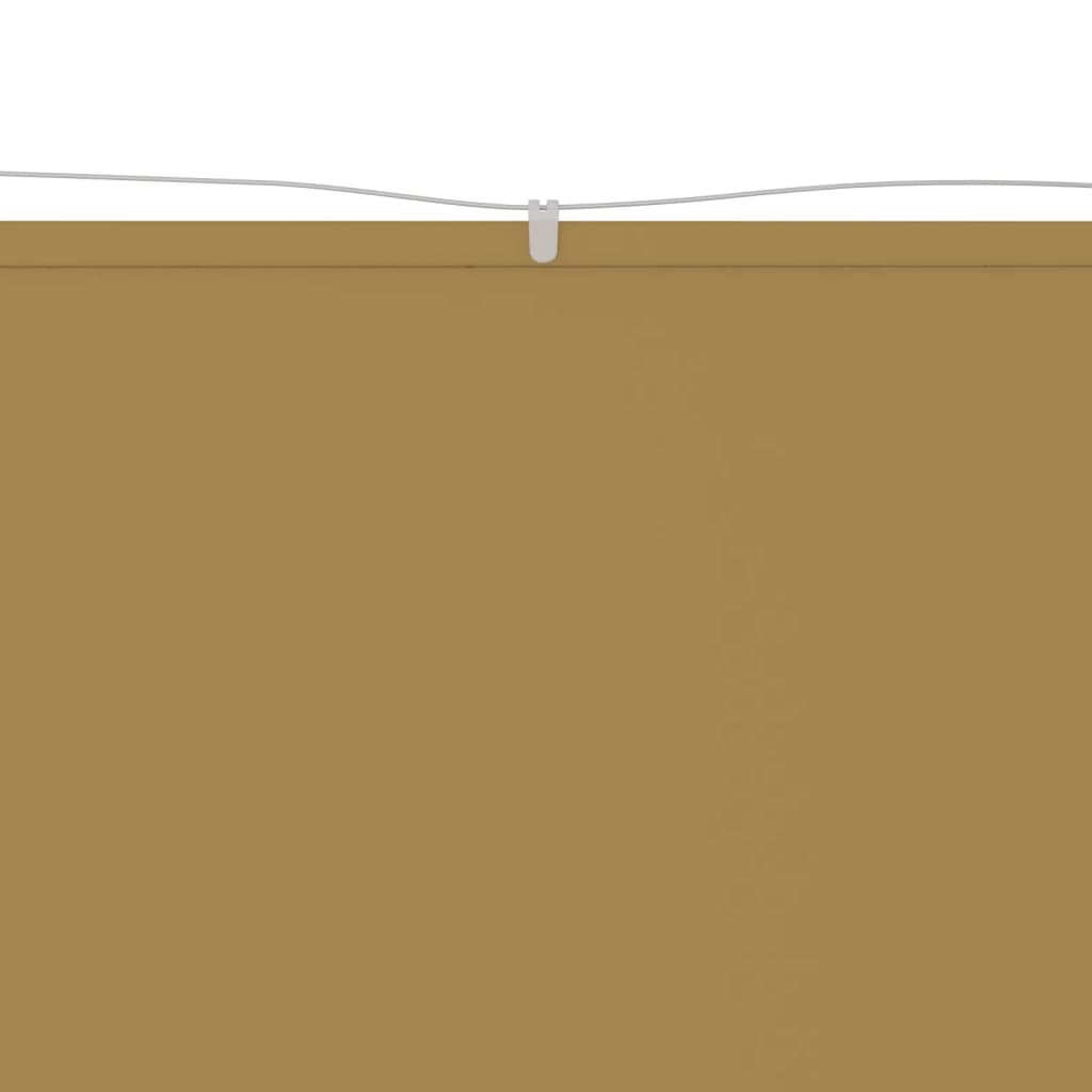 vidaXL Luifel verticaal 60x600 cm oxford stof beige