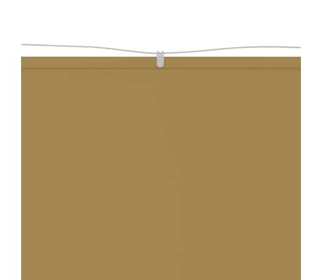 vidaXL Auvent vertical Beige 60x800 cm Tissu oxford